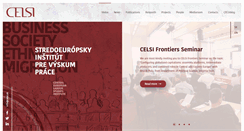 Desktop Screenshot of celsi.sk